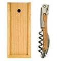 Laguiole Corkscrew w/Beechwood Handle